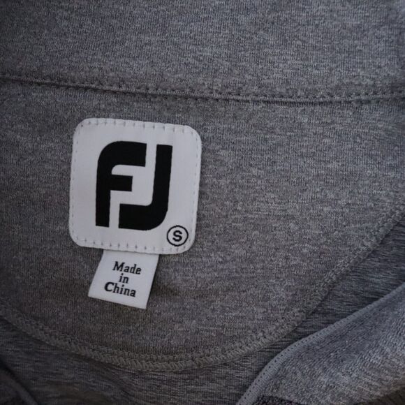 Foot Joy Women's Gray 1/4 Zip Long Sleeve Pullover Top Size Small - Picture 4 of 4